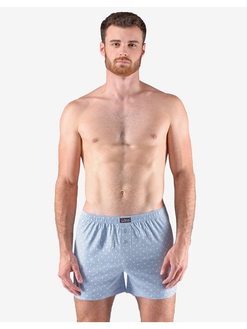 Svetlo modre moške kratke hlače na pike