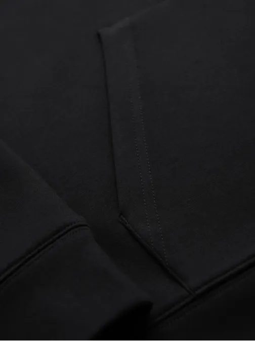 Bombažna črna jopa za moške V1 SZBC-0196