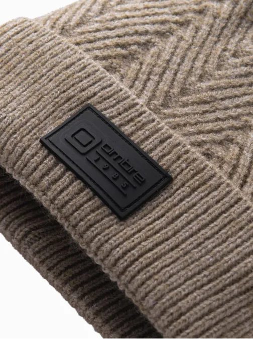 Zimska pepelnata moška kapa V6 ACWH-0122