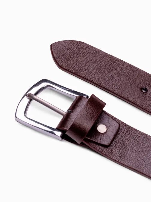 Komplet moških dodatkov v rjavi barvi a654