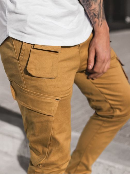 Moderne camel jogger hlače G/2788