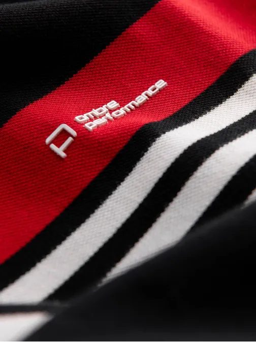 Atraktivna črna polo majica V2 POSS-0127