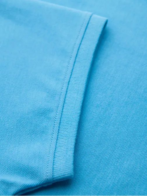 Priložnostna svetlo modra moška polo majica V3 POSS-0103