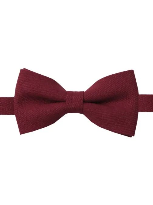 Elegantni volneni bordo metuljček za moške