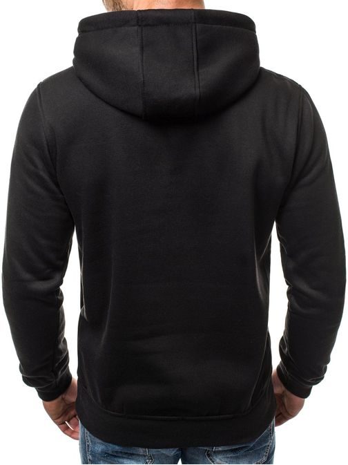 Popoln črno-moder pulover OZONEE JS/DD579