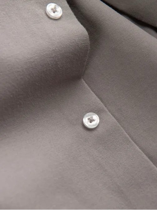 Ležerna siva srajca z žepom V1 SHCS-0148