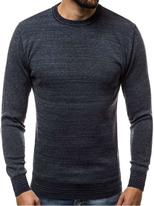 Stilski moški pulover indigo barve HR/1832Z