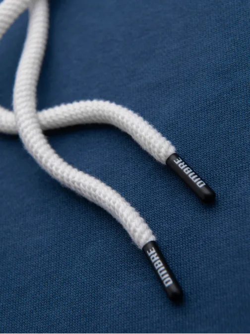 Modna modra majica s kapuco SSBN-0270