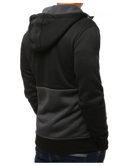 Trendovski črn pulover s potiskom PROJECT
