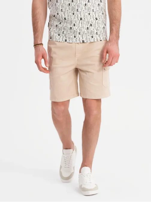 Edinstvene bež hlače z žepi V3 SRCG-0190