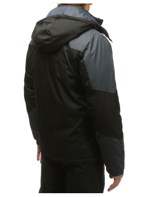 Stilska črno-grafit smučarska jakna