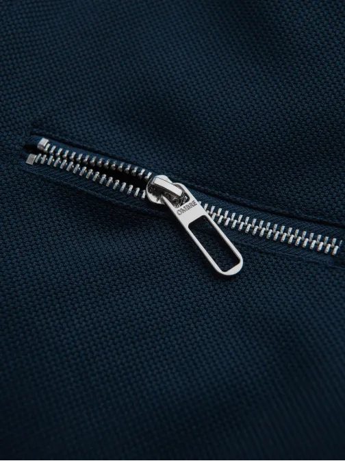 Trendovska temno modra motoristična jakna V1 JALP-0157