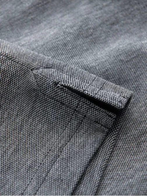 Črna polo majica s kontrastnim ovratnikom V1 POSS-0109