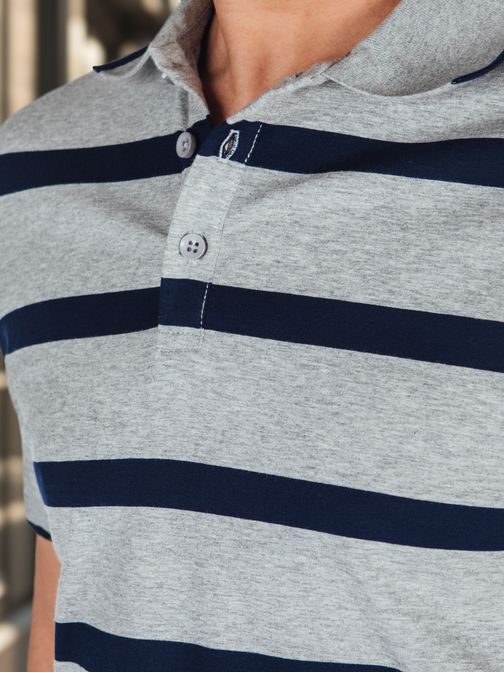 Trendovska siva moška polo majica