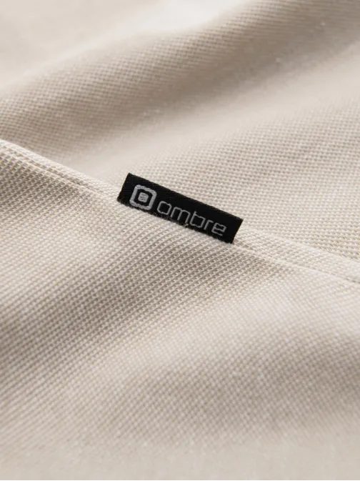 Peščena polo majica s kontrastnim ovratnikom V4 POSS-0109