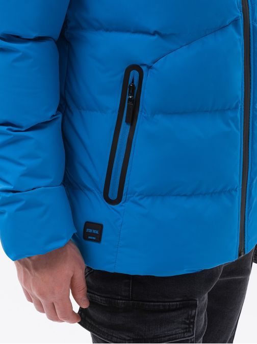 Modra zimska jakna C502