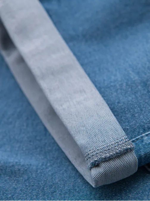 Elegantne modre kratke hlače iz džinsa V1 SRDS-0161