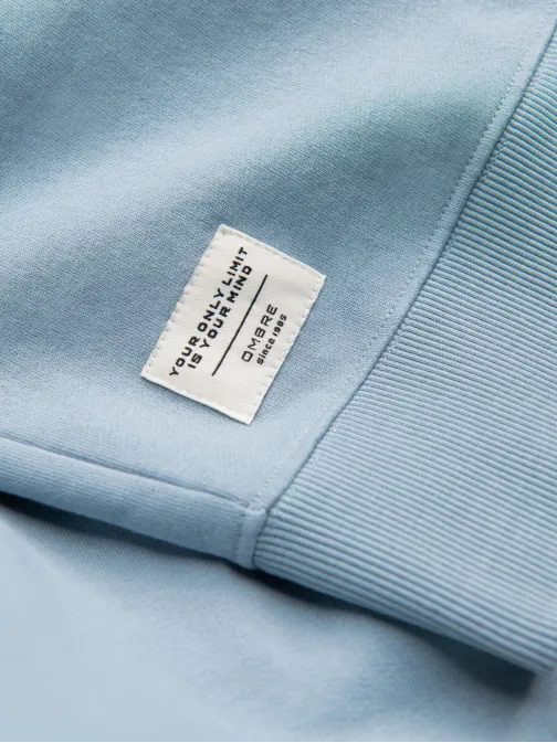 Osnovni moder pulover brez kapuce V7 SSBN-0175