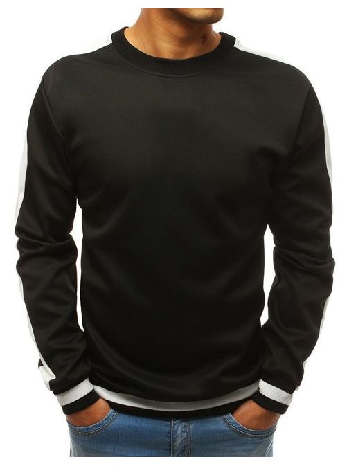 Črn atraktiven pulover