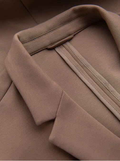 Originalen temno bež suknjič V3 BLZB-0127