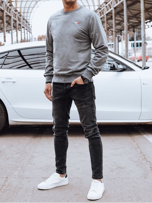 Atraktiven moški grafit pulover