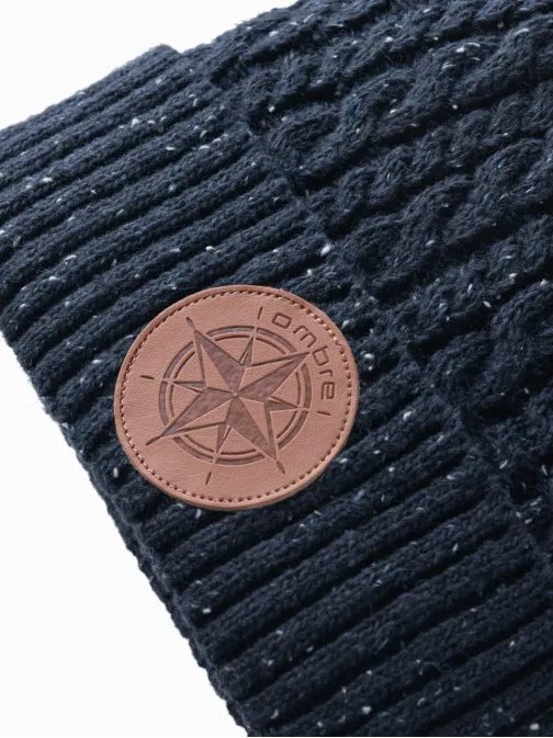 Zimska temno modra moška kapa V2 ACWH-0121