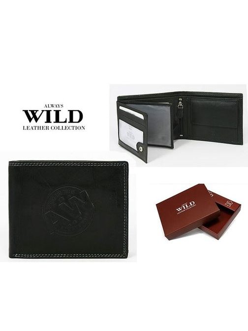 Čierna pánska peňaženka N992-WS