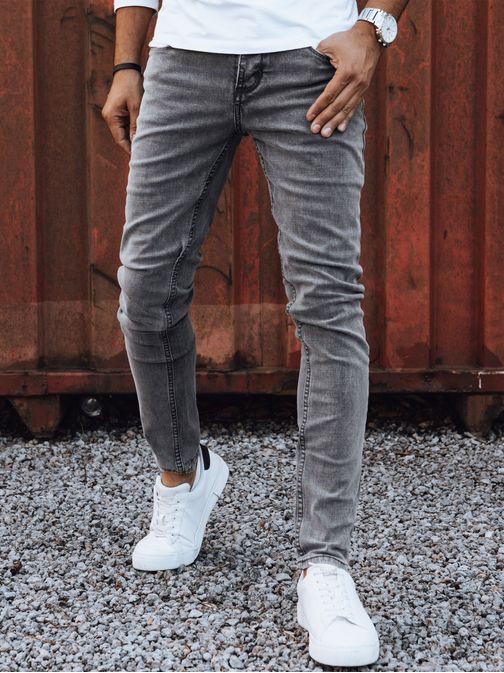 Modne sive moške kavbojke