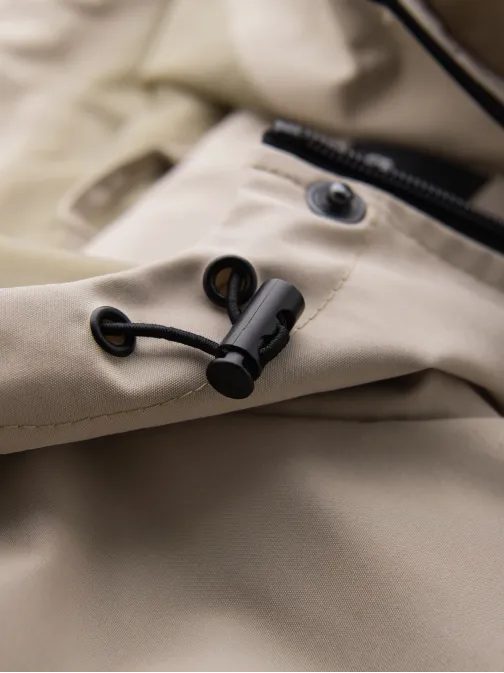 Moderna bež moška prehodna jakna V3 JANP-0225