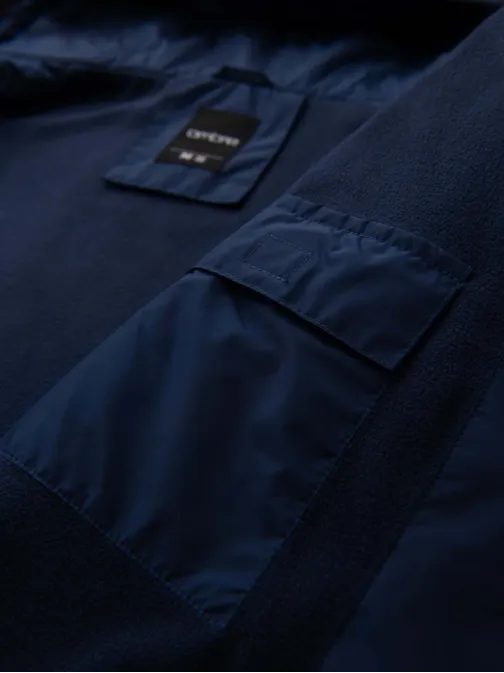 Udobna zeleno-modra prehodna športna jakna V20 JANP-0194