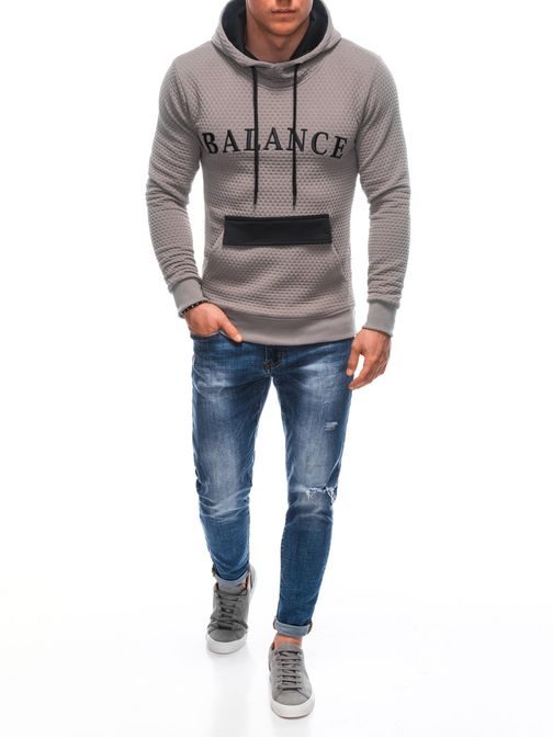 Strukturirani rjav pulover Balance B1665