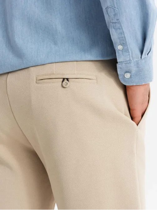 Peščene enobarvne kratke hlače V3 SRCS-0169