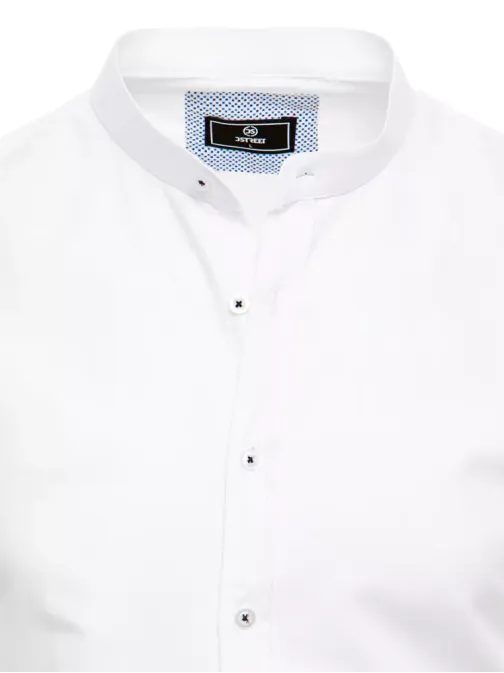 Senzacionalna moška bela srajca s kratkimi rokavi