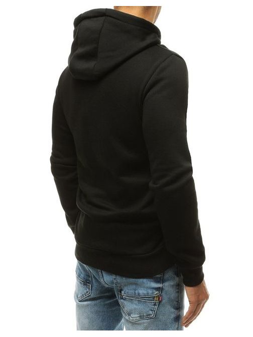 Črn pulover z originalnim potiskom