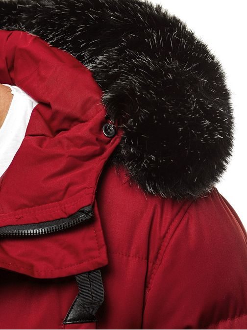 Stilska zimska jakna OZONEE JB/1069 rdeča