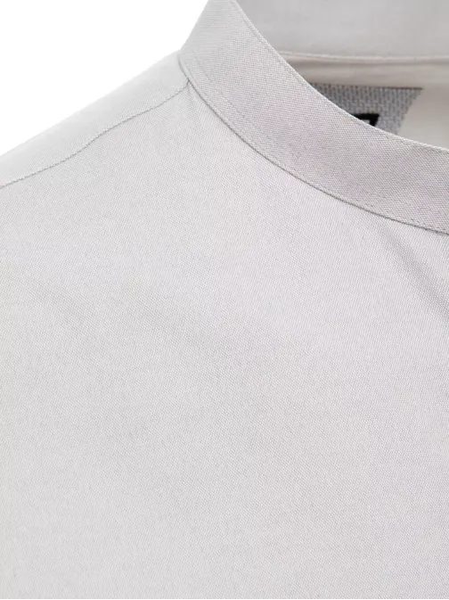 Senzacionalna moška svetlo siva srajca s kratkimi rokavi