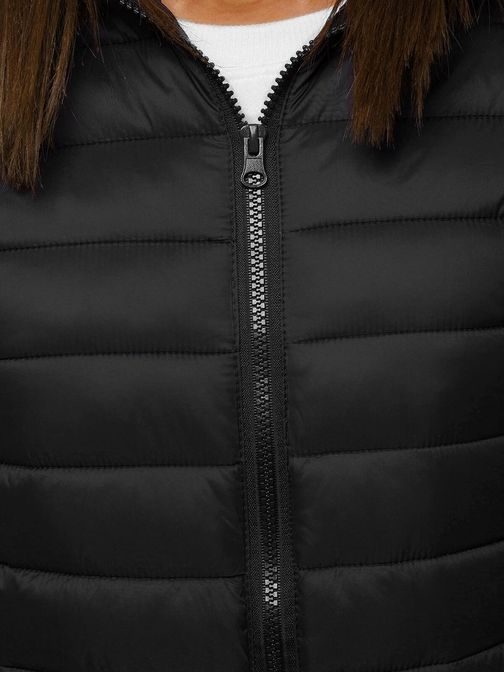 Trendovska ženska jakna v črni barvi JS/M23036/392