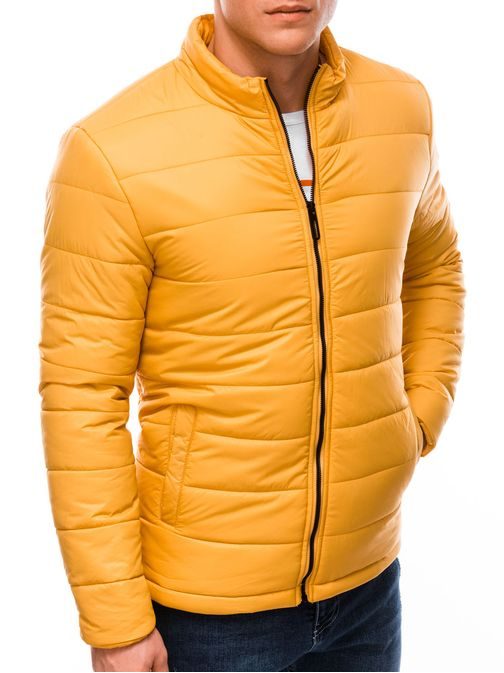 Gorčična prehodna jakna brez kapuce C526