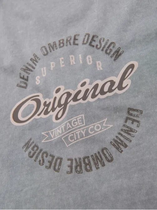 Edinstvena siva moška majica z V1 TSWT-0201