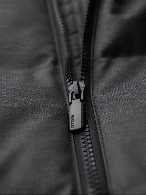 Brezčasna prešita siva moška parka  V2 JALJ-0264