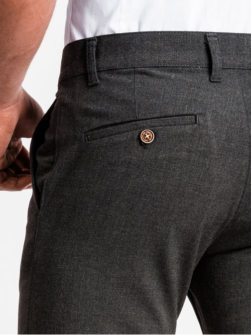 Elegantne moške chinos hlače grafit P832