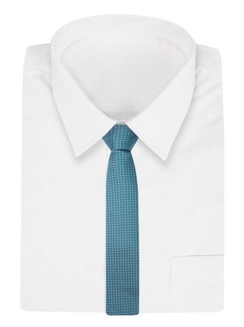 Vzorčasta moška kravata v barvi mentola