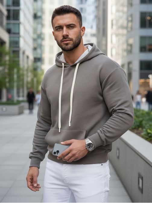 Grafitna moška majica z zanimivim dizajnom