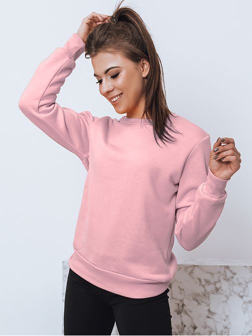 Čudovit rožnat ženski pulover Fashion II