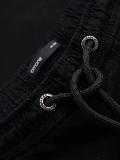 Edinstvene črne hlače z žepi V4 SRCG-0190