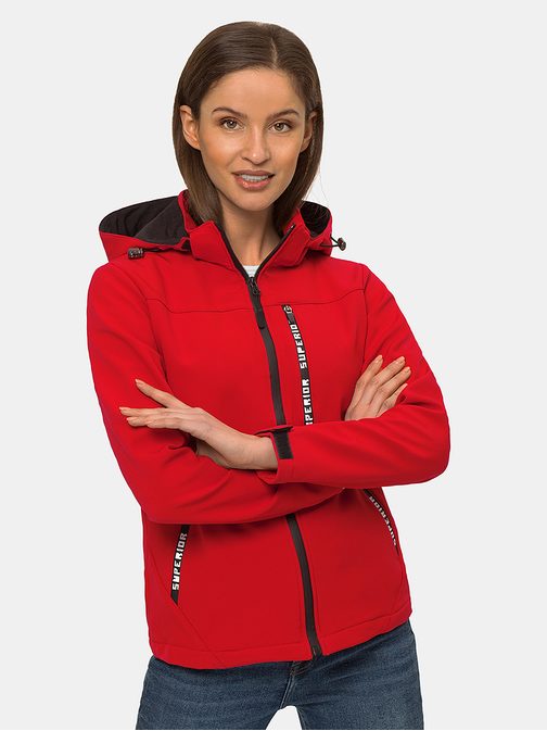 Originalna ženska softshell jakna v rdeči barvi JS/HD180/5