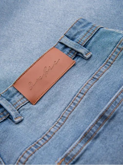 Klasične svetlo modre kratke hlače iz džinsa V2 SRDS-0171