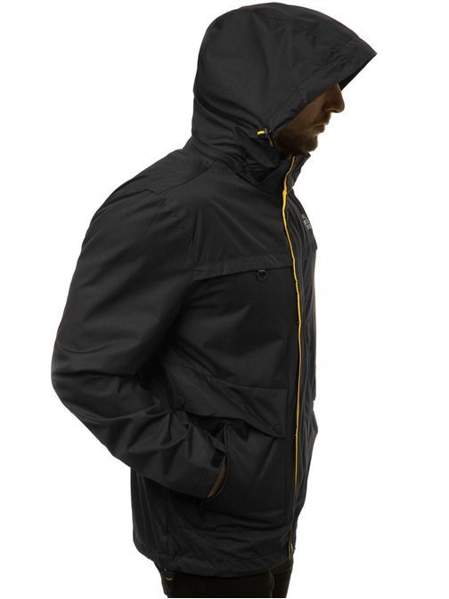 Moška prehodna jakna v črni barvi MG/2510