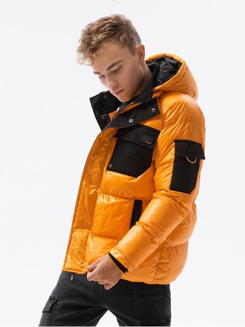 Stilska jakna v rumeni barvi C457