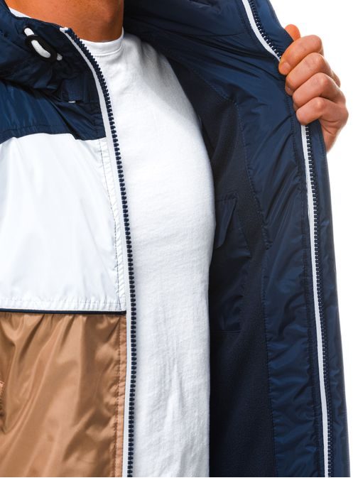 Udobna prehodna jakna v rjavi barvi C447